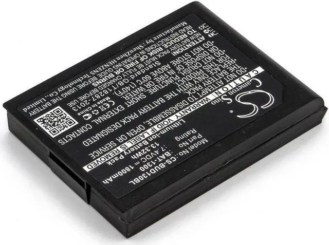 Alt view image 2 of 5 - Battery for Bluebird Pidion BIP-1300 BAT-1300 Barcode Scanner CS-BUD130BL 1800mA