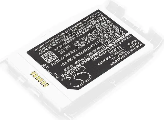 Alt view image 2 of 3 - Battery for Honeywell Dolphin 7800 7800-BTXC 7800-BTXC-1 Barcode Scanner 3600mAh