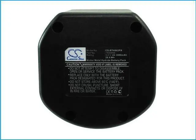Alt view image 5 of 5 - Battery for Ryobi Paslode BD-72 BD-90 BID-900 1400669 B-9620F2 B-963F2 3000mAh