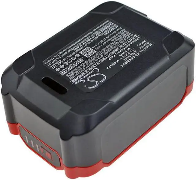 Alt view image 4 of 6 - Battery for Craftsman CMCF800 CMCS300 CMCB204 CMCB204-2 CMCB205 20.0v 4000mAh