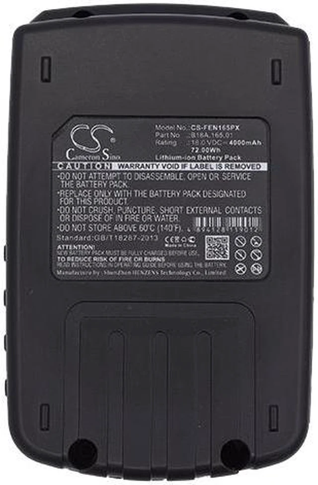 Alt view image 5 of 5 - Battery for FEIN ASCT 18 ASCM 18 QXC ASB18 ASCD18 W2 W4 92604175020 B18A.165.01