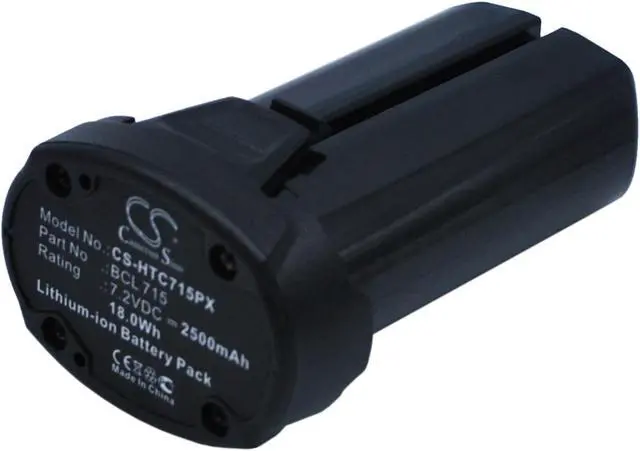 Alt view image 2 of 5 - Battery for Hitachi Koki WH7DL BCL 715 Power Tool CS-HTC715PX 7.2v 2500mAh