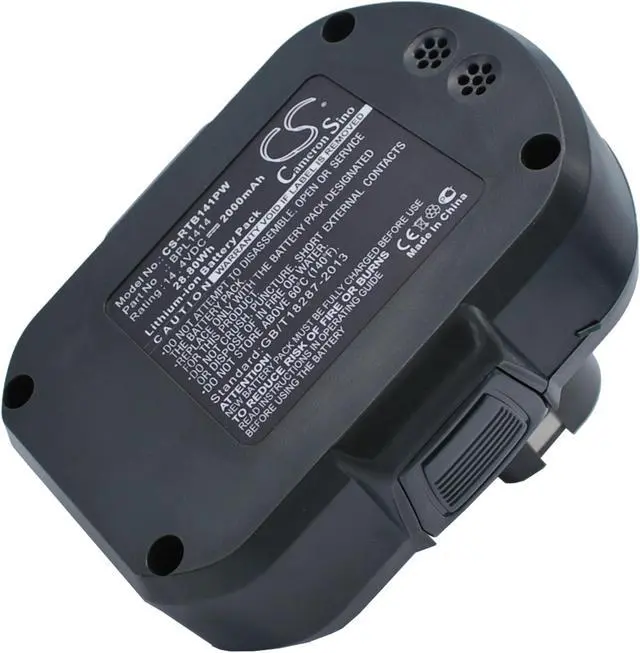 Alt view image 2 of 5 - Battery for Ryobi LCD1402 LCD14022 LCDI14022B LLCD14021 130171003 BPL1414 14.4V