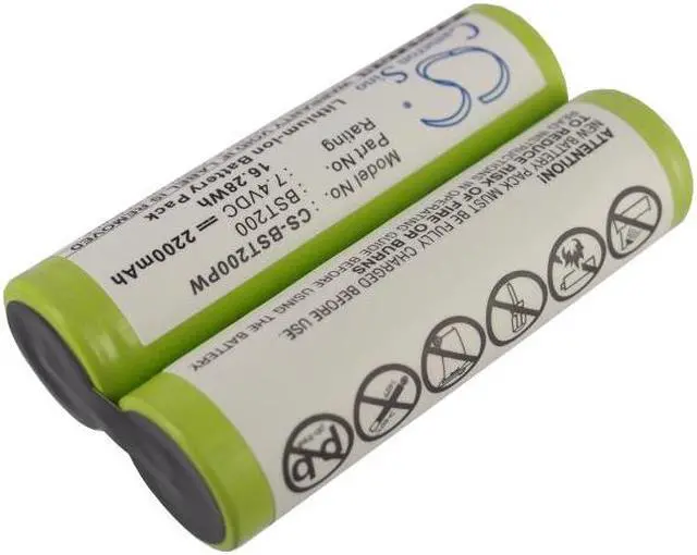 Alt view image 2 of 6 - Battery for Bosch AGS 7.2 Li Piro PKP Prio PSR 200 LI Einhell BG-CG GE-CG BST200