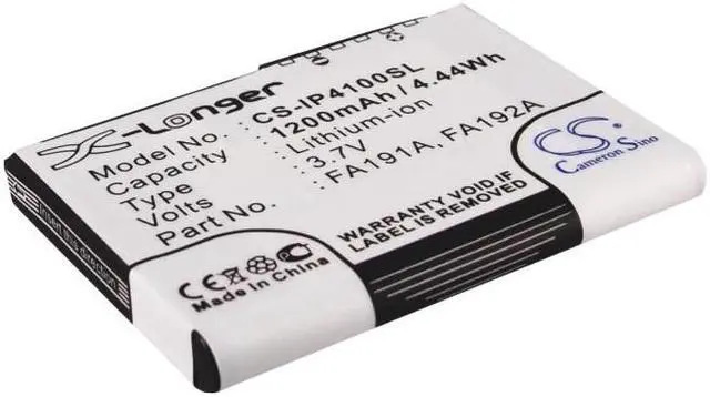 Main image of Battery for HP iPAQ h4100 h4135 h4150 h4155 343110-001 Pocket PC PDA 1200mAh