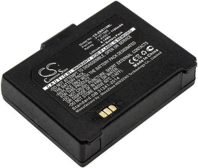 Main image of Battery for Zebra ZQ110 ZQ220 ZR128 P1070125-008 P1071565 P1071566 P1077747
