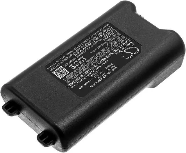 Alt view image 2 of 5 - Battery for Brady BMP41 BMP61 41-BP Portable Printer CS-BMP410SL 10.8v 1200mAh