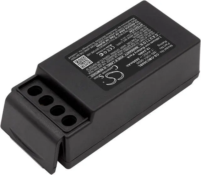 Alt view image 2 of 5 - Battery for Cavotec M9-1051-3600 EX MC-3 MC-3000 M5-1051-3600 CS-CMC300BL 2600mA