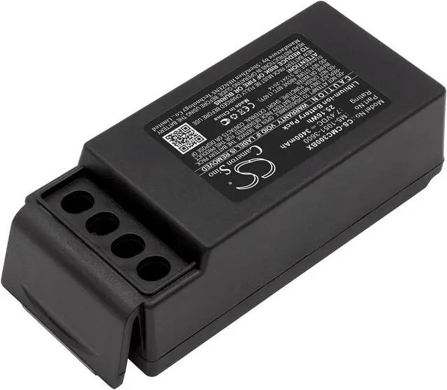Alt view image 2 of 5 - Battery for Cavotec MC-3 MC-3000 M5-1051-3600 M9-1051-3600 EX CS-CMC300BX 3400mA