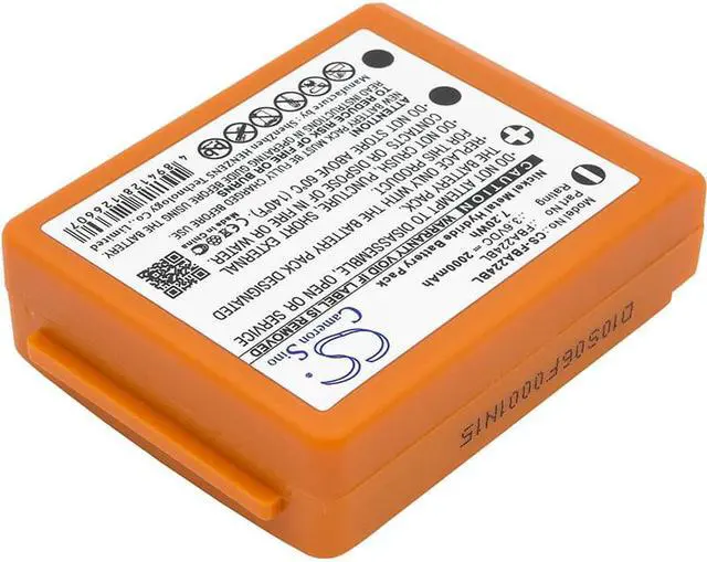 Alt view image 2 of 5 - Battery for HBC BA223000 BA223030 FUB6 Radiomatic Patrol D Quadrix Vector Pro