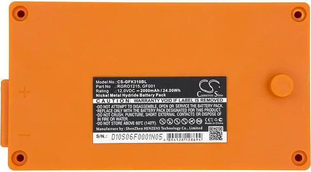 Alt view image 3 of 3 - Battery for Gross Funk SE889 GF2000i K2 T31 100-000-134 738010957 GF001 RGRO1215