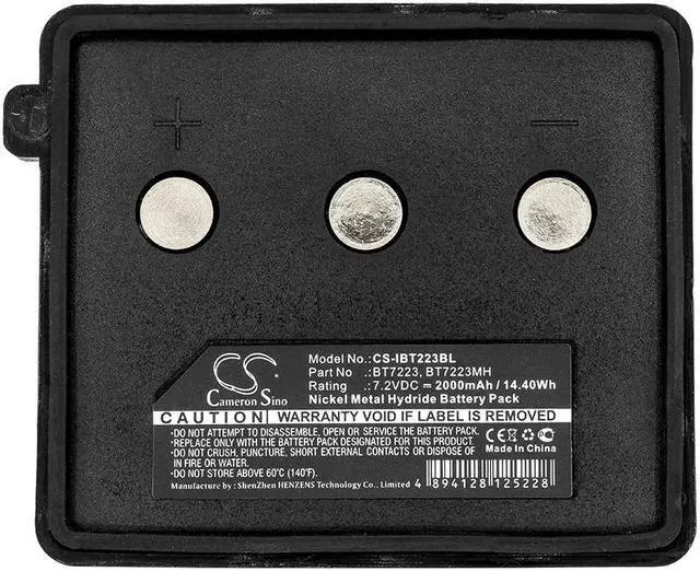 Alt view image 3 of 4 - Battery for Itowa JAY Receiver OMR Transmitter OME UME BT7223 BT7223MH UMB2