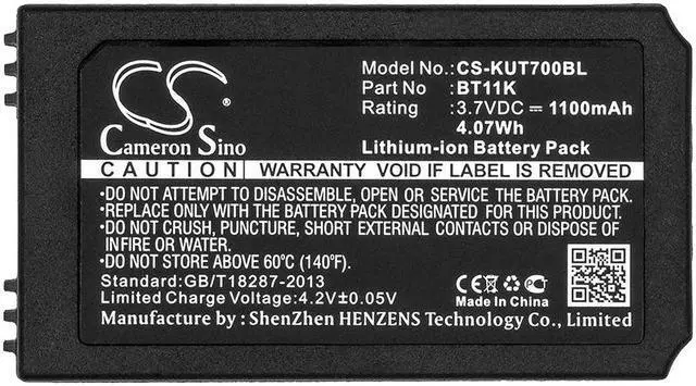 Alt view image 3 of 3 - Battery for IKUSI IK2 PUPITRE T70/2 iKontrol Konecranes Mini Joystick RMJ BT11K