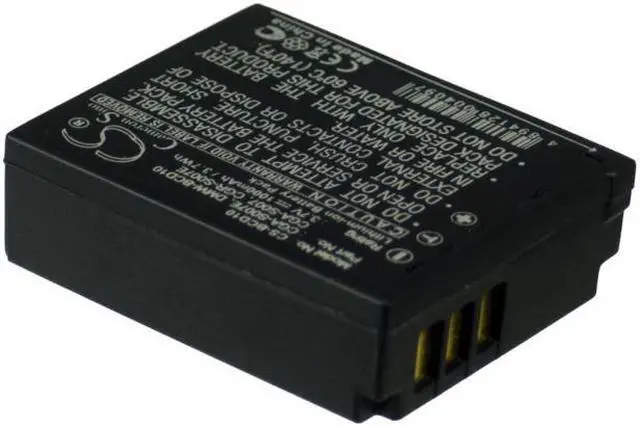 Alt view image 2 of 10 - 1000mAh CGA-S007 Battery for Panasonic Lumix DMC-TZ1, DMC-TZ2, DMC-TZ3, DMC-TZ4, DMC-TZ5