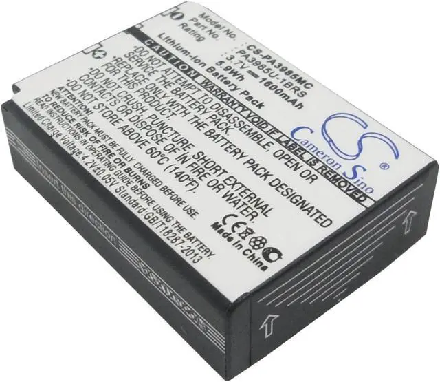 Alt view image 10 of 11 - 1600mAh Battery For Toshiba Camileo X200, Camileo X400, Camileo X416 HD
