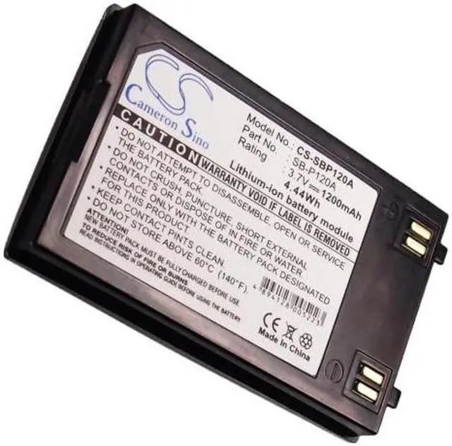 Alt view image 9 of 9 - Battery For SAMSUNG SB-P120A, SB-P120ABC, SB-P120ABK, SB-P120ASL,