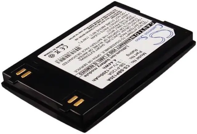 Alt view image 6 of 9 - Battery For SAMSUNG SB-P120A, SB-P120ABC, SB-P120ABK, SB-P120ASL,
