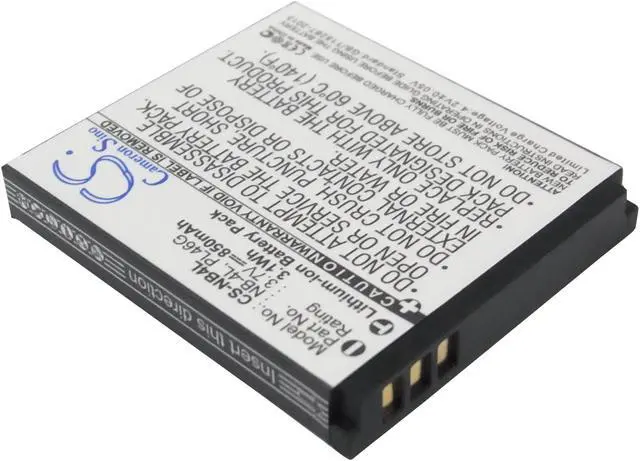 Alt view image 2 of 5 - Battery for Canon IXUS 100 30 40 50 60 65 70 75 80 SD450 SD960 TX1 NB-4L PL46G