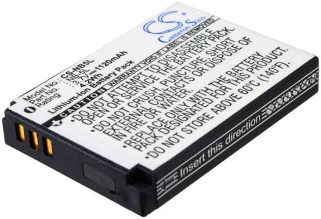 Alt view image 4 of 5 - Battery for Canon IXUS 800 Ti 950 990 IXY 810 910 95 PowerShot S100 SD900 NB-5L