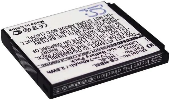 Alt view image 2 of 5 - Battery for Canon PowerShot A2200 A3000 IS A3100 NB-8L Camera CS-NB8L 3.7v 740mA