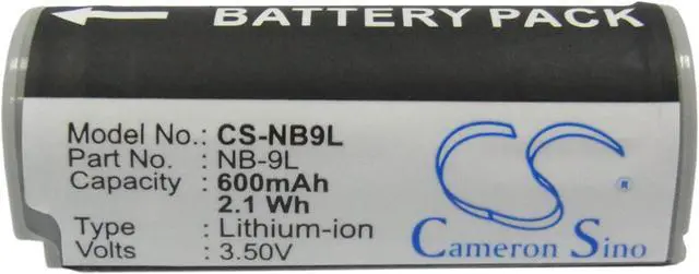 Alt view image 5 of 5 - Battery for Canon IXUS 1000 HS IXY 1 3 PowerShot 530 SD4500 IS SD4500IS NB-9L