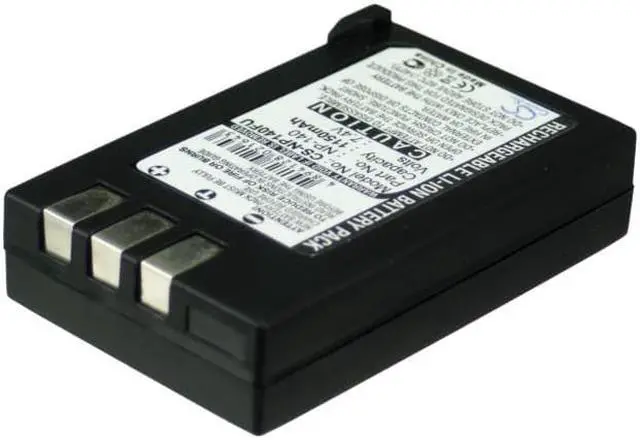 Alt view image 2 of 5 - Battery for Fujifilm FinePix S100FS S200EXR S200FS S205EXR NP-140 NP140 1150mAh