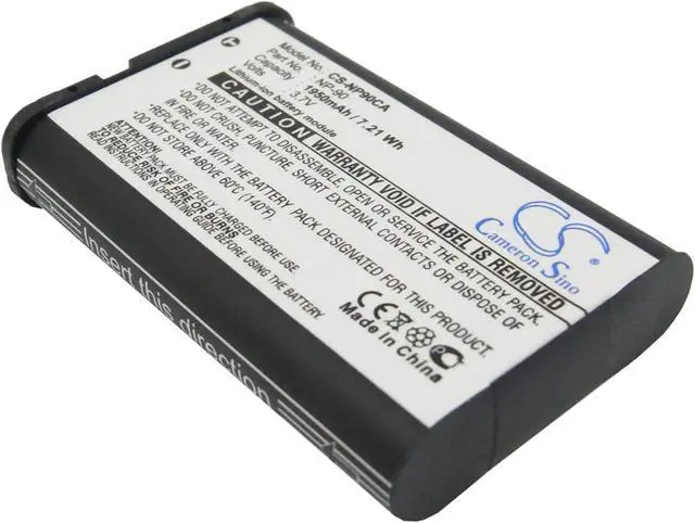 Main image of Battery for Casio Exilim EX-FH100 EX-H10 EX-H15 EX-H20G EX-Z2000 NP-90 NP-90DBA