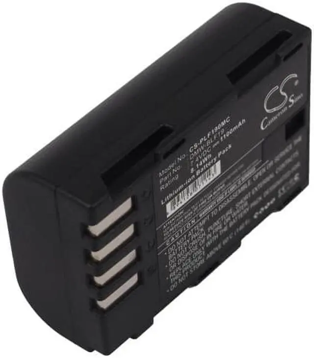 Alt view image 5 of 5 - Battery for Panasonic Lumix DMC-GH3 DMC-GH3A DMC-GH4 DMW-BLF19 DMW-BLF19E 1100mA