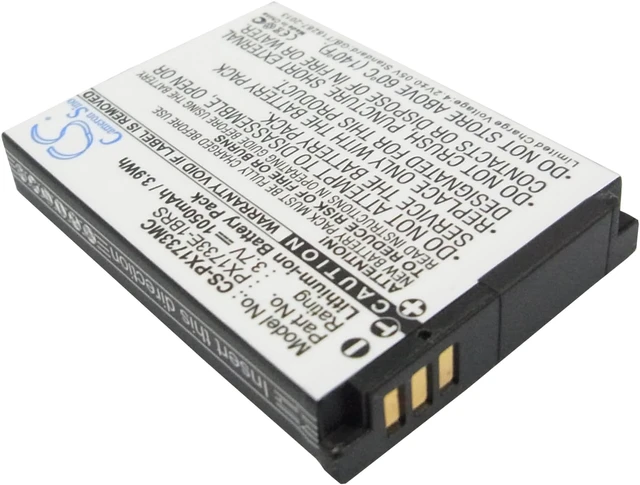 Alt view image 2 of 5 - Battery for Toshiba Camileo S30 HD PA3893U-1CAM 084-07042L-073 PX1733 PX1733U