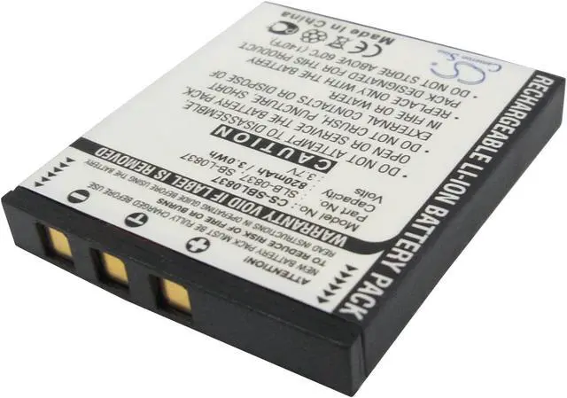 Alt view image 2 of 5 - Battery for Samsung i5 L50 L60 L70 L80 NV10 NV3 NV5 NV7 NV8 SB-L0837 SLB-0837