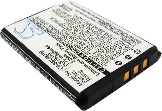 Alt view image 2 of 5 - Battery for Samsung L70 L70B L201 L83T NV10 NV15 NV20 NV8 SLB-0837(B) SLB-0837B