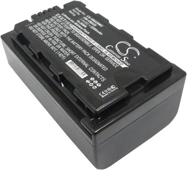 Main image of Battery for Panasonic AJ-PX298MC HC-MDH2GK HC-MDH2GK-K HC-MDH2M VW-VBD29 2200mAh