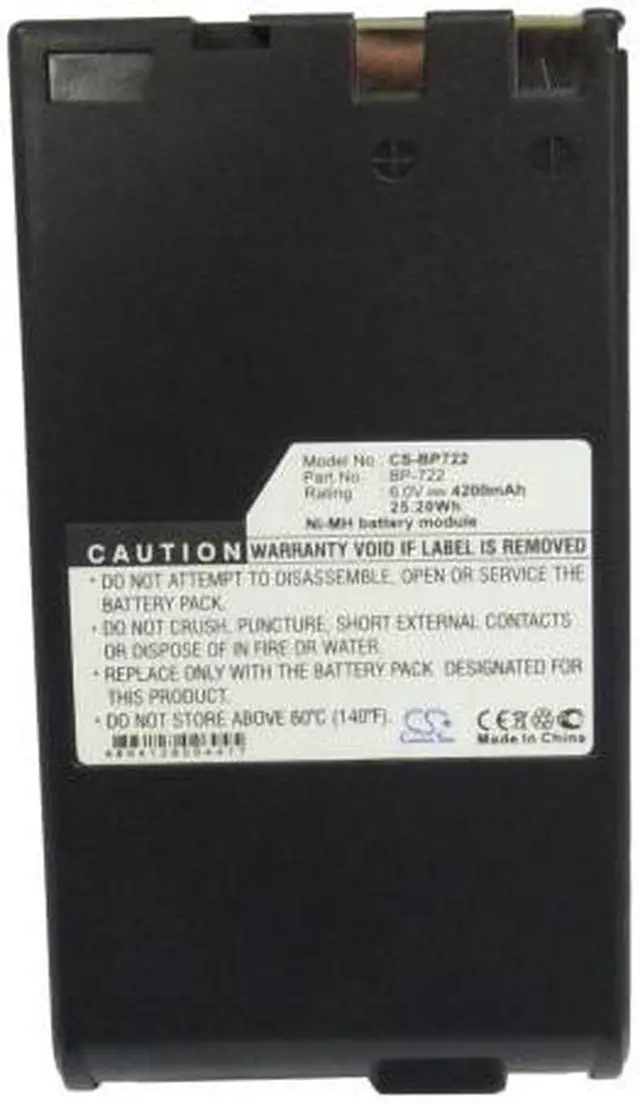 Alt view image 5 of 5 - Battery for Canon BP722 E06 E07 E08 E09 E20 E210 E250 E350 E40 EX1 ES1000 BP-722