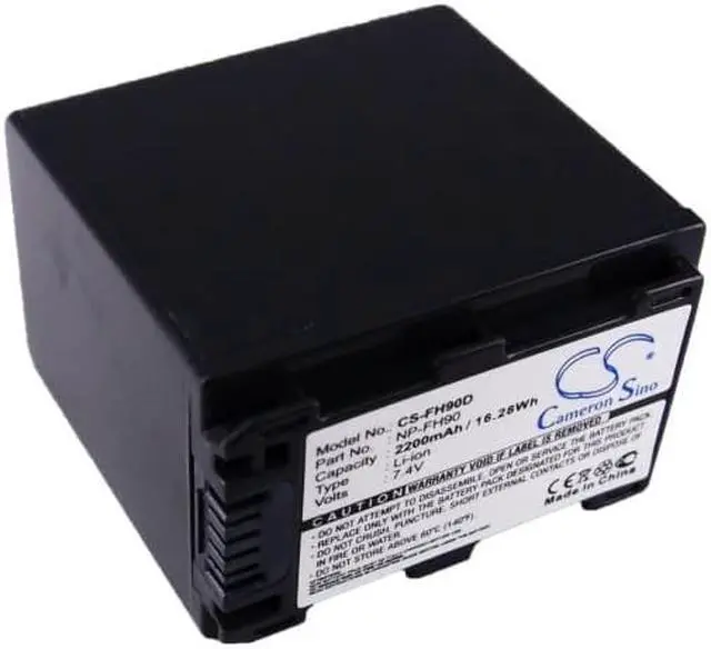 Main image of Battery for Sony DCR-SR85 HDR-CX7 HDR-HC9 HDR-SR10 NP-FH90 2200mAh Fully Decoded