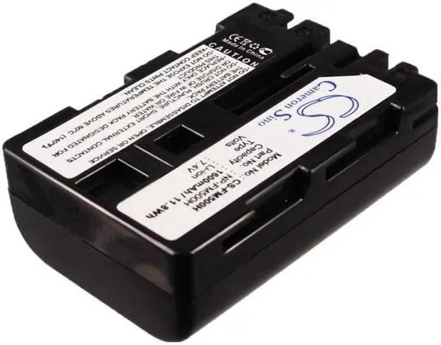 Alt view image 2 of 5 - Battery for Sony DSLR-A100 DSLR-A500 DSLR-A850 SLT-A77V A65V NP-FM500H 1600mAh