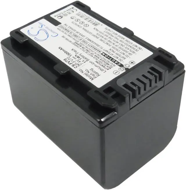 Alt view image 2 of 5 - Battery for Sony HDR-XR150 HDR-CX300 HDR-XR100 NEX-VG10 NEX-VG900 NP-FV70 1500mA