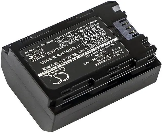 Alt view image 2 of 3 - Battery for Sony A7 Mark 3 A7R Alpha a7 III a7R A9 ILCE-7M3 ILCE-7RM3 NP-FZ100