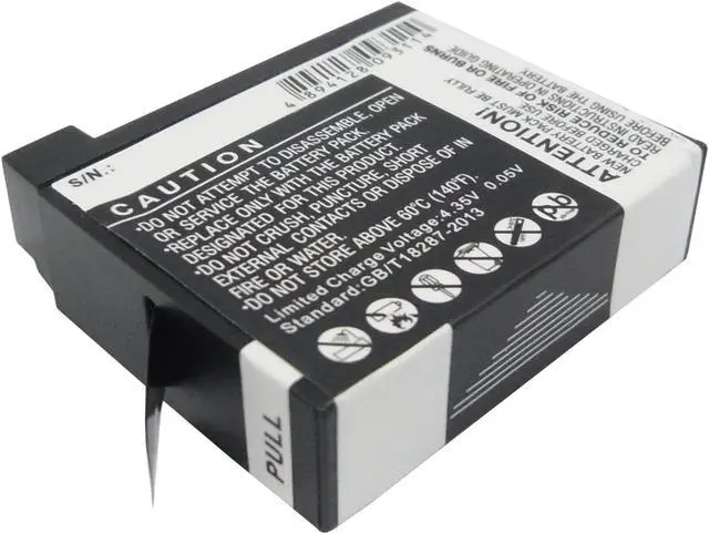 Alt view image 4 of 5 - Battery for Gopro 335-06532-000 AHDBT-401 Go Pro Hero 4 Black Silver 4+ 1160mAh