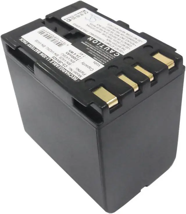 Alt view image 2 of 5 - Battery for JVC GR-D30U GR-DVA10 GR-DVL100U BN-V428 BN-V428U BN-V438 BN-V438U