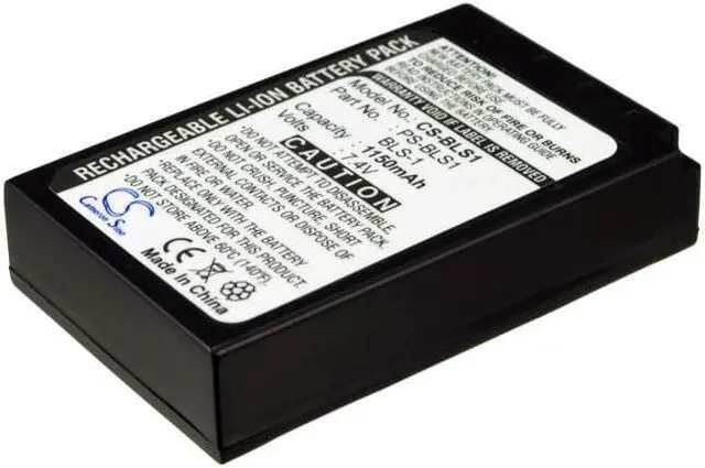 Alt view image 2 of 5 - Battery for Olympus E-400 E-410 E-420 E-450 E-620 EP-1 E-P2 Evolt BLS-1 PS-BLS1