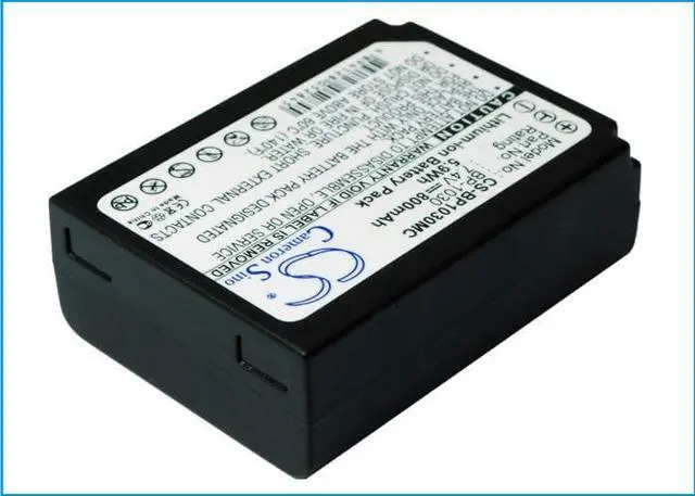 Alt view image 2 of 5 - Battery for Samsung NX200 NX210 BP-1030 ED-BP1030 Camera CS-BP1030MC 7.4v 800mAh