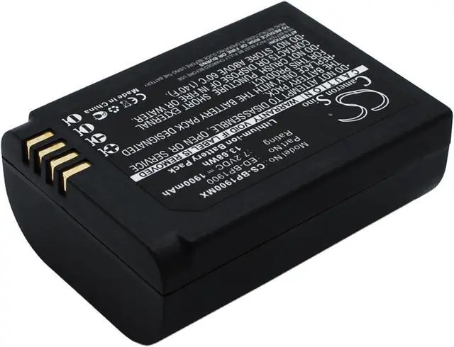 Alt view image 3 of 6 - Battery for Samsung NX1 EV-NX1ZZZBMBUS NX1ZZZBQBUS ED-BP1900 CS-BP1900MX 1900mAh