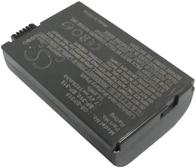 Main image of Battery for Canon DC51 IXY DVM5 MVX4i Optura 600 BP-310 BP-315 CS-BP315 1620mAh