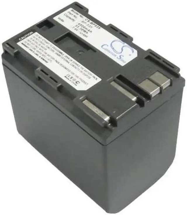 Alt view image 2 of 5 - Battery for Canon MV500 FV10 FV100 FV2 MV500 ZR10 ZR80 ZR85 ZR90 BP-535 4500mAh