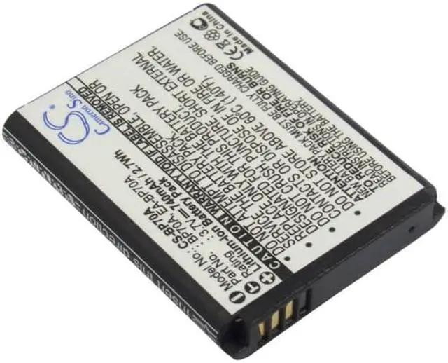 Main image of Battery for Samsung DV100 DV90 PL20 PL80 SL50 BP-70A BP-70EP EA-BP70A SLB-70A