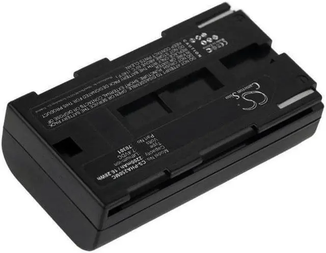 Alt view image 2 of 7 - Battery for Panasonic CGR-B/403 VW-VBD3 Canon BP-85 HITACHI BPL30 RCA VM-BPL27A