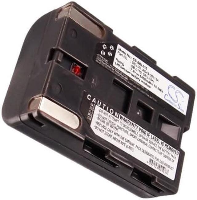 Alt view image 5 of 5 - Battery for Samsung SCD20 SC-D55 Medion SB-L110 SB-L70 SB-L70A SB-L70R SB-LS70AB