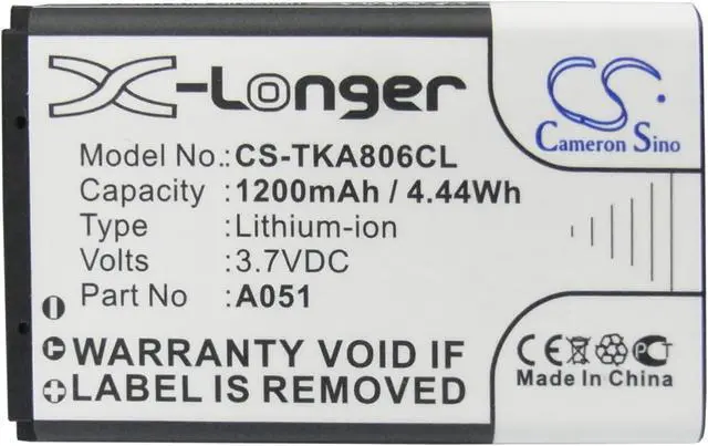 Alt view image 5 of 5 - Battery for Toshiba IP4100 NEC G266 M65 10000060 RTR001F02 Telekom A051 DF-UC020