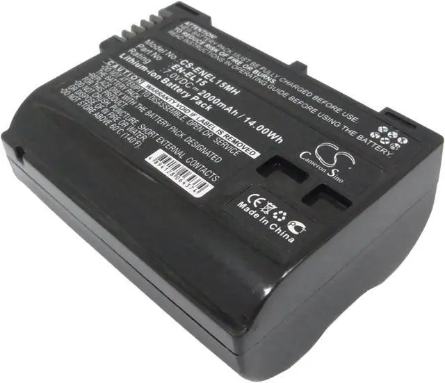 Main image of Battery for Nikon 1 V1 D800 D800E D810 D810A MB-D12 EN-EL15 EN-EL15A 2000mAh