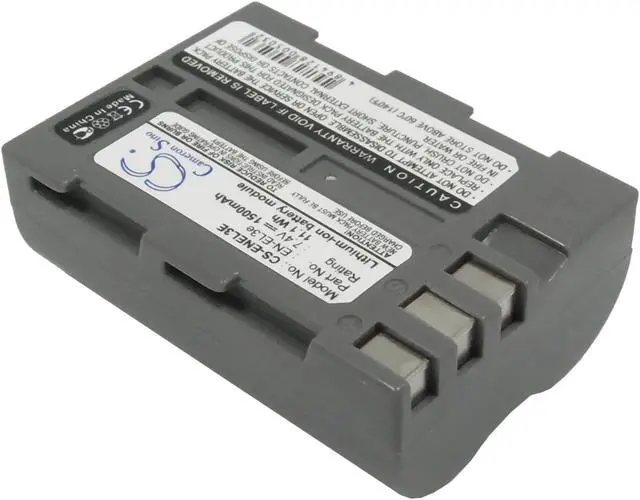 Alt view image 2 of 5 - Battery for NIKON D100 D200 D300 D300S D50 D70 D700 D70s D80 D90 EN-EL3e 1500mAh